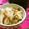 haruka616's cooksnap of when they made ササミとネギのザーサイ和え.
