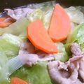 sonomay's cooksnap of when they made さっぱり美味しいレタス鍋.