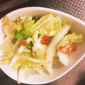 mikulee's cooksnap of when they made 白菜の梅胡麻サラダ.