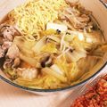 かばおとうさこ's cooksnap of when they made 〆にラーメン！キムチで作るプデチゲ風鍋.