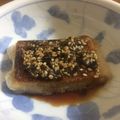 ＊hana＊＊＊'s cooksnap of when they made ねぎ胡麻バターポン酢餅.