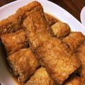 チャギントントン's cooksnap of when they made 白米に合う合う☆ひき肉巻きいなりの甘辛煮.