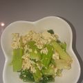 お料理オンチ's cooksnap of when they made 失敗なし♬小松菜の簡単白和え.