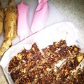 tsukimi3's cooksnap of when they made ピーナッツとシリアルのチョコレートバー.