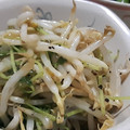 Kayadehutt's cooksnap of when they made レンジで簡単！もやしとカイワレのナムル.
