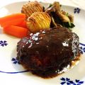 nasubeam's cooksnap of when they made ハンバーグ✿バター醤油ソース.