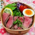 茶トラのゆうた's cooksnap of when they made 絶品！ガーリック香るローストビーフ.