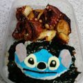 麿mari里's cooksnap of when they made スティッチ　キャラ弁.