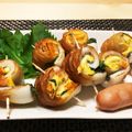 マナとエミ's cooksnap of when they made ちくわの梅しそチーズ巻き.