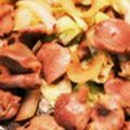 クック7RKE2H☆'s cooksnap of when they made 砂ずり(砂肝)と長芋のバター醤油炒め.