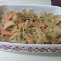 倫子◇◇◇'s cooksnap of when they made ピーラー牛蒡とスモークサーモンのサラダ.