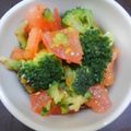 SoraｰRyu's cooksnap of when they made トマトとブロッコリーのごま油和え.