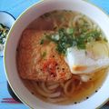 豆と麦's cooksnap of when they made 手作り麺つゆ　もずく入り力うどん.