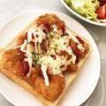 ♡кауо♡'s cooksnap of when they made 朝、ランチにも☆唐揚げ食パン.