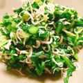 ☆糖質減らしてます☆'s cooksnap of when they made ごはんのお供に！春菊しらす炒め.