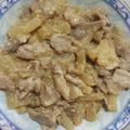 ✿ささ's cooksnap of when they made 大根と豚肉のみそバター炒め.