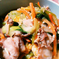 はるたんママ0727's cooksnap of when they made 青梗菜と卵と豚肉の旨煮.