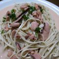 ＹＡＭＡＴ's cooksnap of when they made イカの塩辛～クリームスパゲッティー～.
