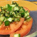 クックEWAFI6☆'s cooksnap of when they made トマトときゅうりのさっぱり夏サラダ.