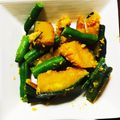 かまめ♪'s cooksnap of when they made 炒めて！かぼちゃといんげん、そしてナッツ.