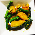 かまめ♪'s cooksnap of when they made 炒めて！かぼちゃといんげん、そしてナッツ.