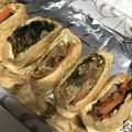 kncooking's cooksnap of when they made ビールのおつまみに☆肉野菜いなり詰め.