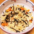 サックーマ's cooksnap of when they made ひじき 炊き込みご飯 炊飯器.