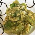 ＊クロミント＊'s cooksnap of when they made レタスのあんかけ卵とじ.