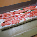 クックY5MLP9☆'s cooksnap of when they made かに蒲鉾の押し寿司.