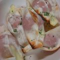 potmilk's cooksnap of when they made ピザを食べてる気分になる･･トマチ－餃子.