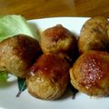Yankichi★'s cooksnap of when they made 焼肉のタレで！絶品肉巻きおにぎり♪.