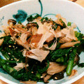 クックGD0TYG☆'s cooksnap of when they made おかか香る☆菊菜としめじのゴマ和え☆.