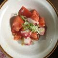 JBShino's cooksnap of when they made たことトマトの和風サラダ.