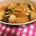 123⁎'s cooksnap of when they made きのこと白菜 鶏むね肉の味噌ケチャ煮込み.