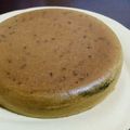 yonemich's cooksnap of when they made ホットケーキミックスであずき抹茶ケーキ.