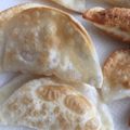 牛乳プリン（・Å・）'s cooksnap of when they made 餃子の皮でアップルパイ.