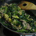 のすけのすけ's cooksnap of when they made ほうれん草と豚肉の炒め物.