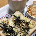 リラシャン's cooksnap of when they made クリチtoしらすでカルシウムトースト♪.
