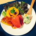 spamonigiri's cooksnap of when they made イベリコ豚のパテ入りパプリカのファルシ.