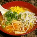 ｐmayu's cooksnap of when they made ピリ辛味噌ラーメン.