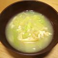 クックDAD's cooksnap of when they made ＊干した白菜と油揚げのみそ汁＊.