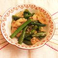 ダーリンはアメリカ人's cooksnap of when they made ☆いんげんと豚肉の炒め物☆.