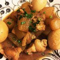 クックSOJGBF☆'s cooksnap of when they made 鶏と大根のこってり煮.