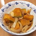 クック91LQWL☆'s cooksnap of when they made ハロウィンなので？鶏肉とかぼちゃの煮物.