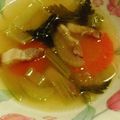 メイとすずのママ's cooksnap of when they made セロリ大好き！簡単スープ.