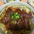 マミーペコ's cooksnap of when they made ダシダ旨みごはんと野菜炒め焼肉丼.