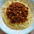 ゆず☆ななみ's cooksnap of when they made スパゲッティミートソース　給食.