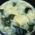 xupoko's cooksnap of when they made 簡単すぎるたまごとワカメのスープ.