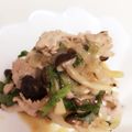 クックWSPX1I☆'s cooksnap of when they made 豚こま肉ときのこのしそポン酢炒め.