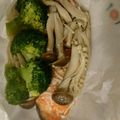 さぁ★たぁ★'s cooksnap of when they made 鮭ときのこの包み蒸し✿バター醤油味✿.